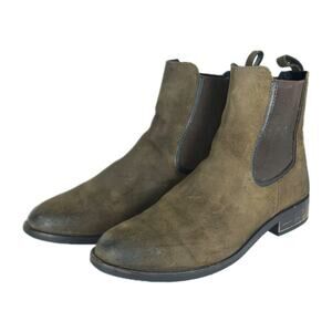 Thursday Women's Duchess US9 Dark Brown Suede Pullon Ankle Chelsea Boots Booties